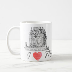 Belarus I Liebe Minsk City Gates Architecture Kaffeetasse