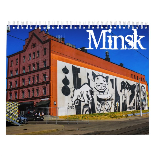 Belarus Minsk Architecture Graffiti District М и н Kalender (Titelbild)