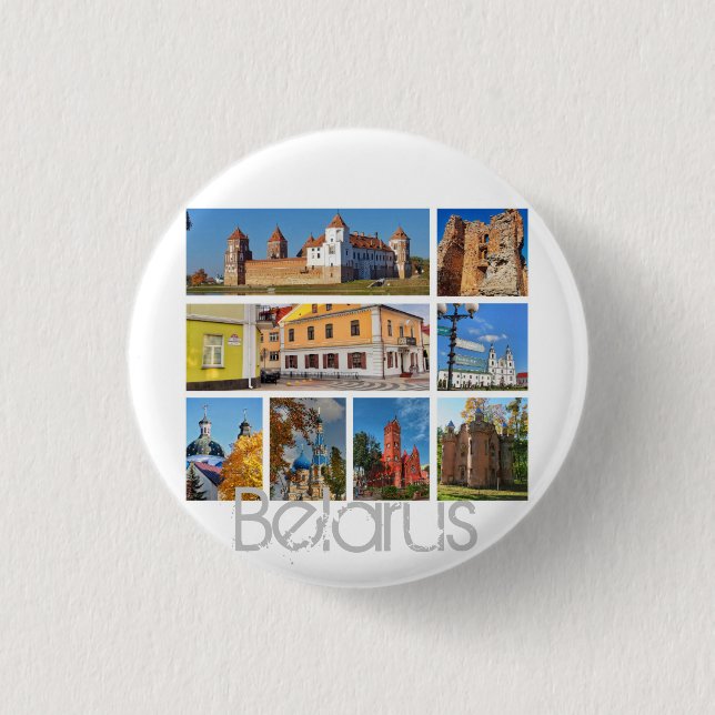 Belarus Mir Castle Architecture Button Button (Vorderseite)