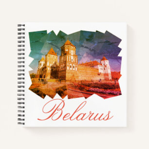 Belarus Mir Castle Architecture Nature Notebook Notizbuch