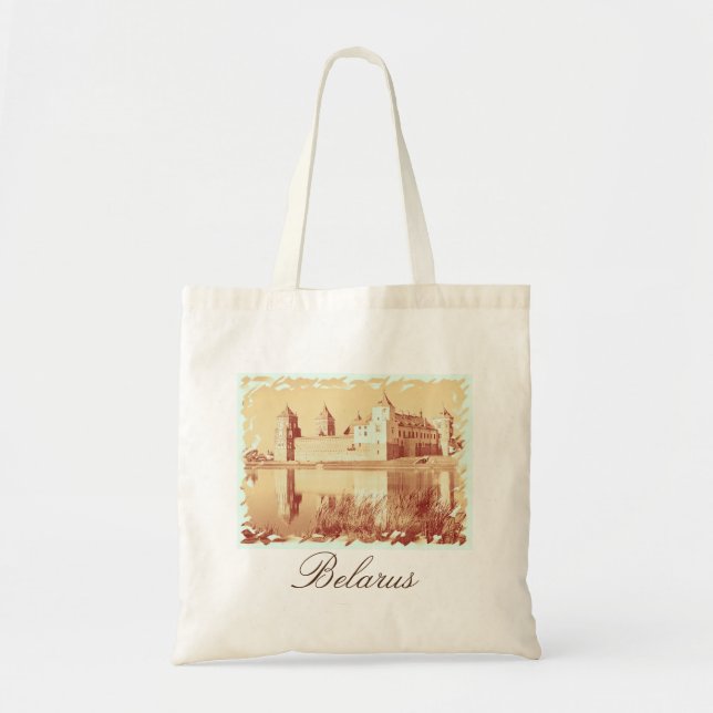 Belarus Mir Castle Architecture Tote Bag Tragetasche (Vorne)