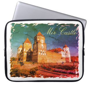 Belarus Mir Kastle Architektur Laptop Hülle Laptopschutzhülle