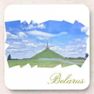 Belarus Ruhmeshügel Architektur Natur Achterbahn Getränkeuntersetzer