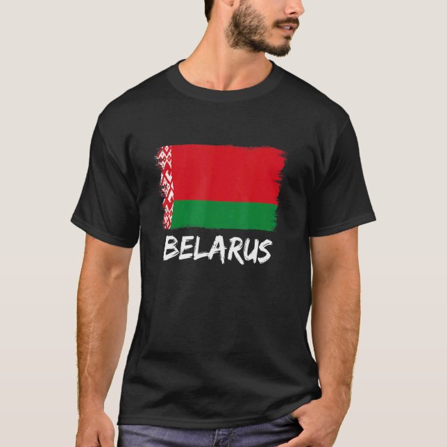 Belarusian Flag Belarus T-Shirt (Vorderseite)
