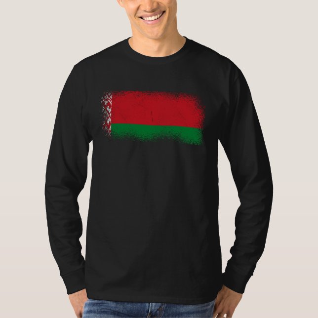 Belarusian Flag Belarus T-Shirt (Vorderseite)