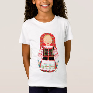 Belarusian Matryoshka Girls Baby Doll (Angepasst) T-Shirt