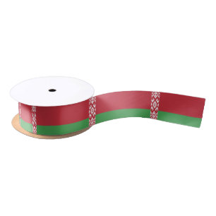 Belarussisches Flaggenband Satinband