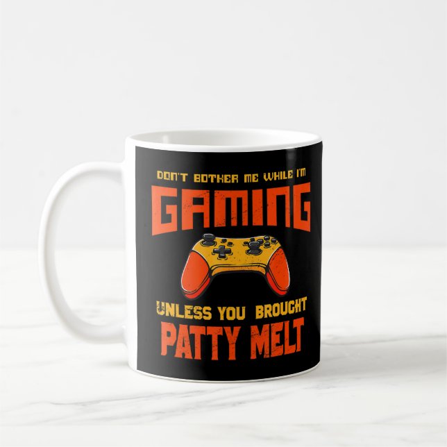Belästigt mich nicht, während ich Patty Melt Humo  Kaffeetasse (Links)