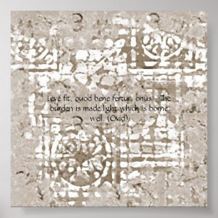 "Belastung machte Licht" auf "bröckeliger Poster