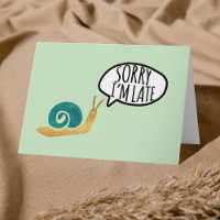 Belated Birthday Niedlich Snail
