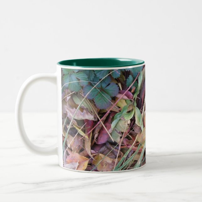 Belaubte Güte Zweifarbige Tasse (Links)