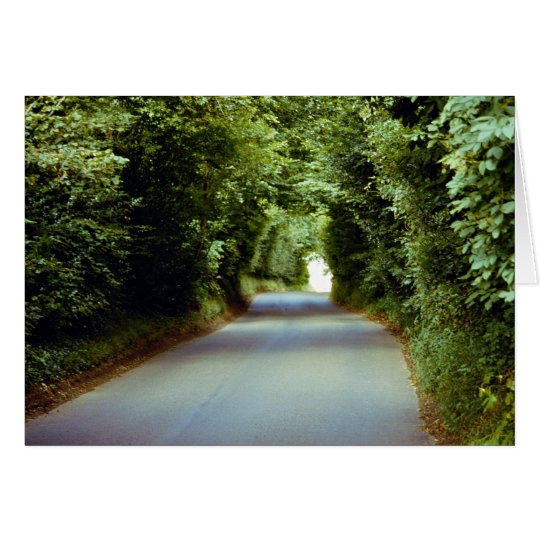 Belaubter Weg, Strand-Kreuz, Ostsussex, England Karte