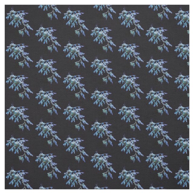 Belaubtes Seedrache-Gewebe Stoff (Muster)