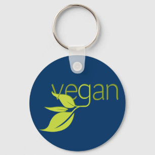 Belaubtes veganes schlüsselanhänger