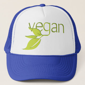Belaubtes veganes truckerkappe