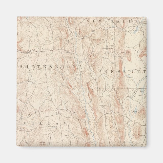 Belchertown, Massachusetts Magnet (Vorne)