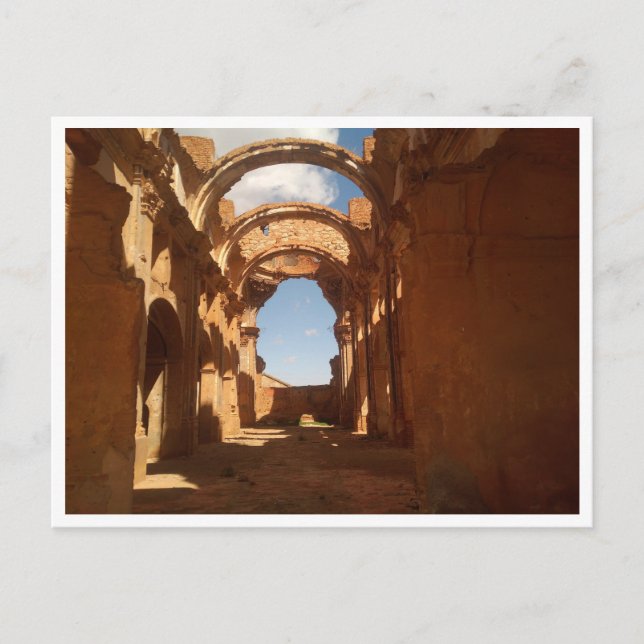 Belchite, Aragon (Spanien) Postkarte (Vorderseite)