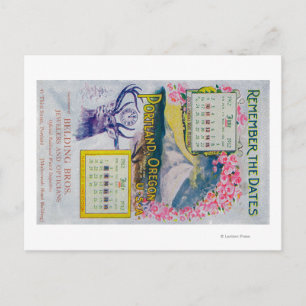 Belding Bros. Juwelierwerbung Postkarte