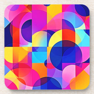 Belebte Dot Energy Art Getränkeuntersetzer
