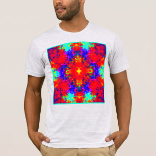 Belebte Farben Muster Kunst T-Shirt