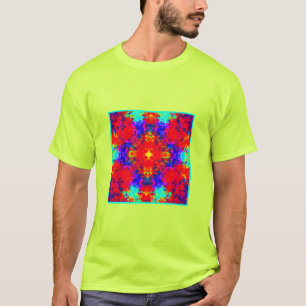 Belebte Farben Muster Kunst T-Shirt