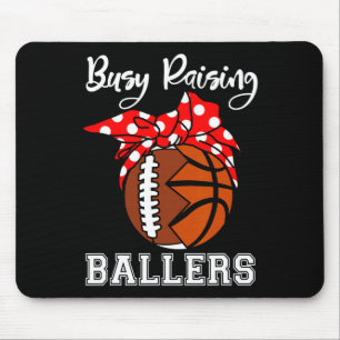 Belebte Raising Byllers Fun Footbyll Bysketbyll Ma Mousepad