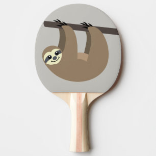 Belebter Winkel Tischtennis Schläger