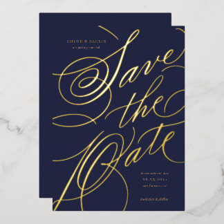 Belegehandschrift Save the Date Karte