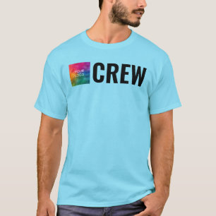 Belegung der Crew mit zwei Seiten für Printmedien  T-Shirt