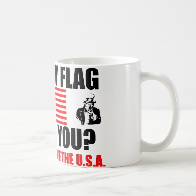 Beleidigt meine Flagge Sie? Kaffeetasse (Rechts)