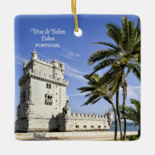 Belém Tower Foto in Lissabon, Portugal Keramikornament