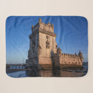 Belem Turm bei Sonnenuntergang in Lissabon, Portug Sherpadecke