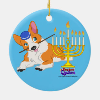 Beleuchten der Menorah- Verzierung Keramikornament