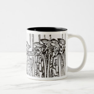 Beleuchten des Menorah Zweifarbige Tasse