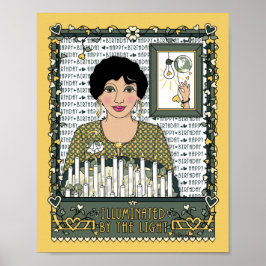Beleuchtet durch das Light_C_8x10-Poster Poster
