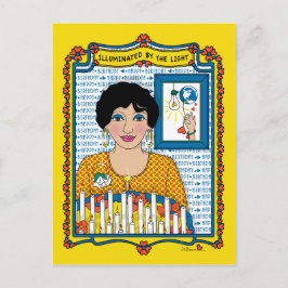 beleuchtet durch die Light_B_ Postkarte