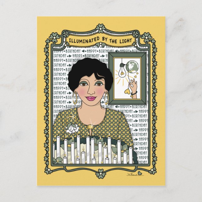 beleuchtet durch die Light_C_ Postkarte (Vorderseite)