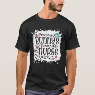 Beleuchtet ist jeder Bunny ist Lieblings-Krankensc T-Shirt