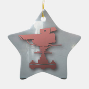 Beleuchtet Kameraaktion Keramik Ornament