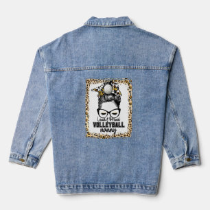 Beleuchtet Loud & Proud Volleyball Game D Jeansjacke
