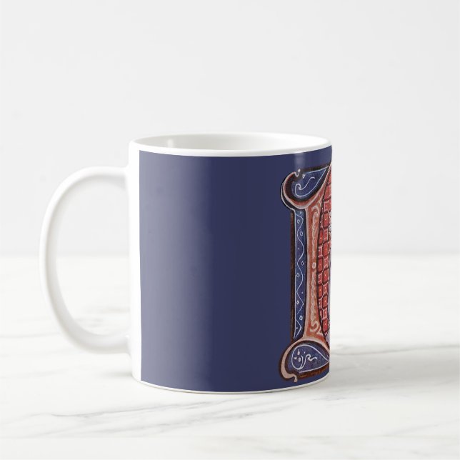 beleuchtete erste D-Tasse Kaffeetasse (Links)