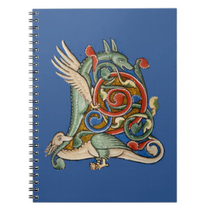 beleuchtete Initial L Notizblock