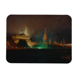 Beleuchtung des Kremls, 1883 (Öl auf Leinwand) Magnet