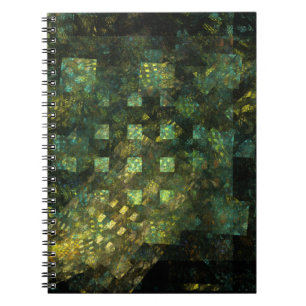 Beleuchtung im City Abstrakt Art Notebook Notizblock