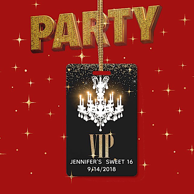 Beleuchtung Kronleuchter Sweet 16 Party VIP Abzeic Ausweis (Von Creator hochgeladen)