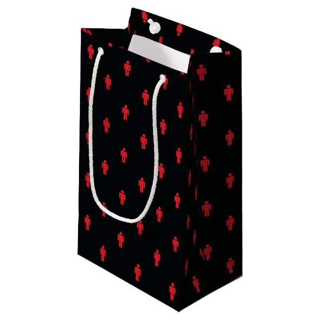 Beleuchtung Mann Kleine Geschenktasche Kleine Geschenktüte (Vorderseite Schrägansicht)