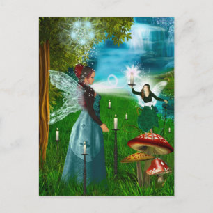 Beleuchtung Postkarte