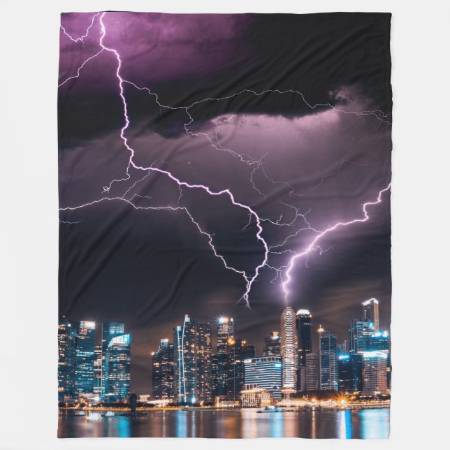 BELEUCHTUNGSSTRIKE FLEECEDECKE (Vorderseite)