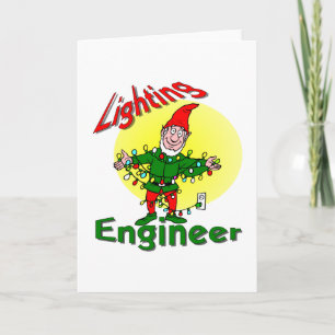 Beleuchtungstechniker Feiertagskarte
