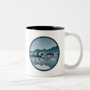 Belews Lake North Carolina Reflektion Zweifarbige Tasse